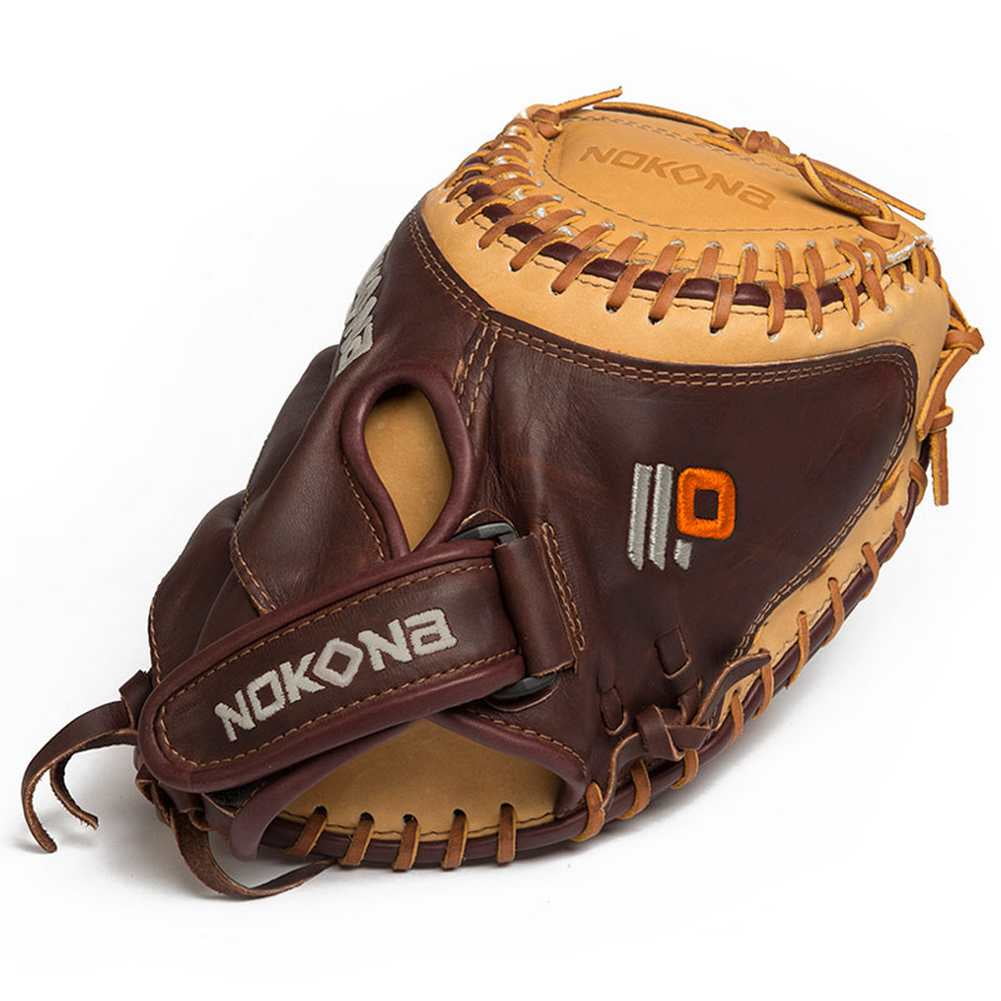 Nokona 32.5" Alpha Select Series Youth Baseball Catchers Mitt, Left Hand Throw