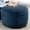 Blue, variant on Round Stuffed Pouf Ottoman,Corduroy Foot Rest with Rebound Foam Filled, Furry and Fluffy Foot Stool Ottoman,26"*18" Floor Poufs for Living Room (Blue, 26" D x 26" W x 18" H)