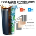 thumbnail image 3 of Blue and Grey Abstract Art Artwork 10oz Tumblers Stainless Steel Tumbler with Lid and Straw,Vacuum Insulated Double Wall Travel Tumbler Cups with Cleaning Brush for Coffee, Tea, 3 of 4