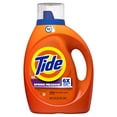 thumbnail image 5 of Tide Laundry Detergent Liquid with 6X Boosted Cleaning Power, Spring Meadow Scent, 80 fl oz, 64 Loads, 5 of 16