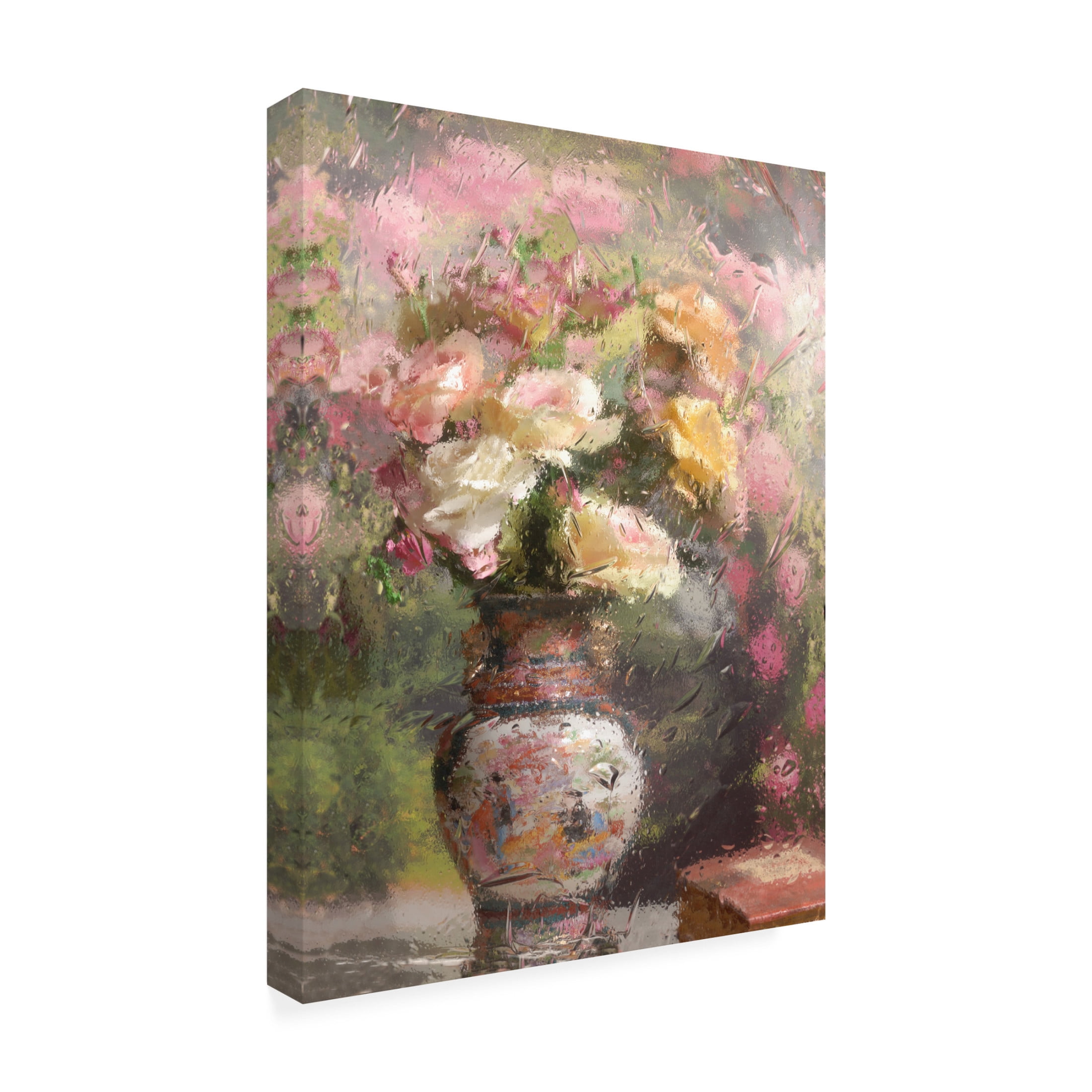 Trademark Fine Art Andrey Morozov Still Life With Flowers Canvas Wall Art