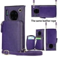 thumbnail image 5 of Funda tipo cartera para Huawei Mate 30 Pro con tarjetero y correa para el hombro para mujer, 5 of 5