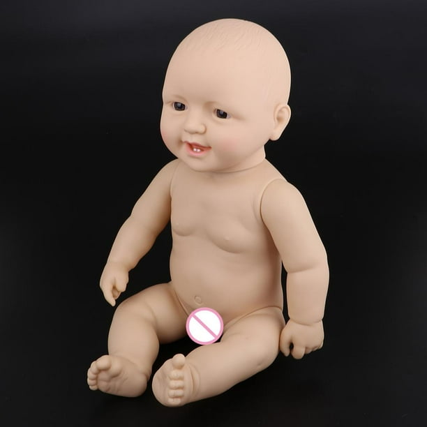 Kidding Brand 48cm19inch Flexible Reborn Doll Soft Silicone Bebés Niños Juguetes para aprender