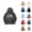 Dark Gray, variant on Los Angeles Hoodie 2025 Streetwear Long Sleeve Y2K Graphic Hoodies with Pocket Hooded Sweatshirt Hoodie Women Pullover