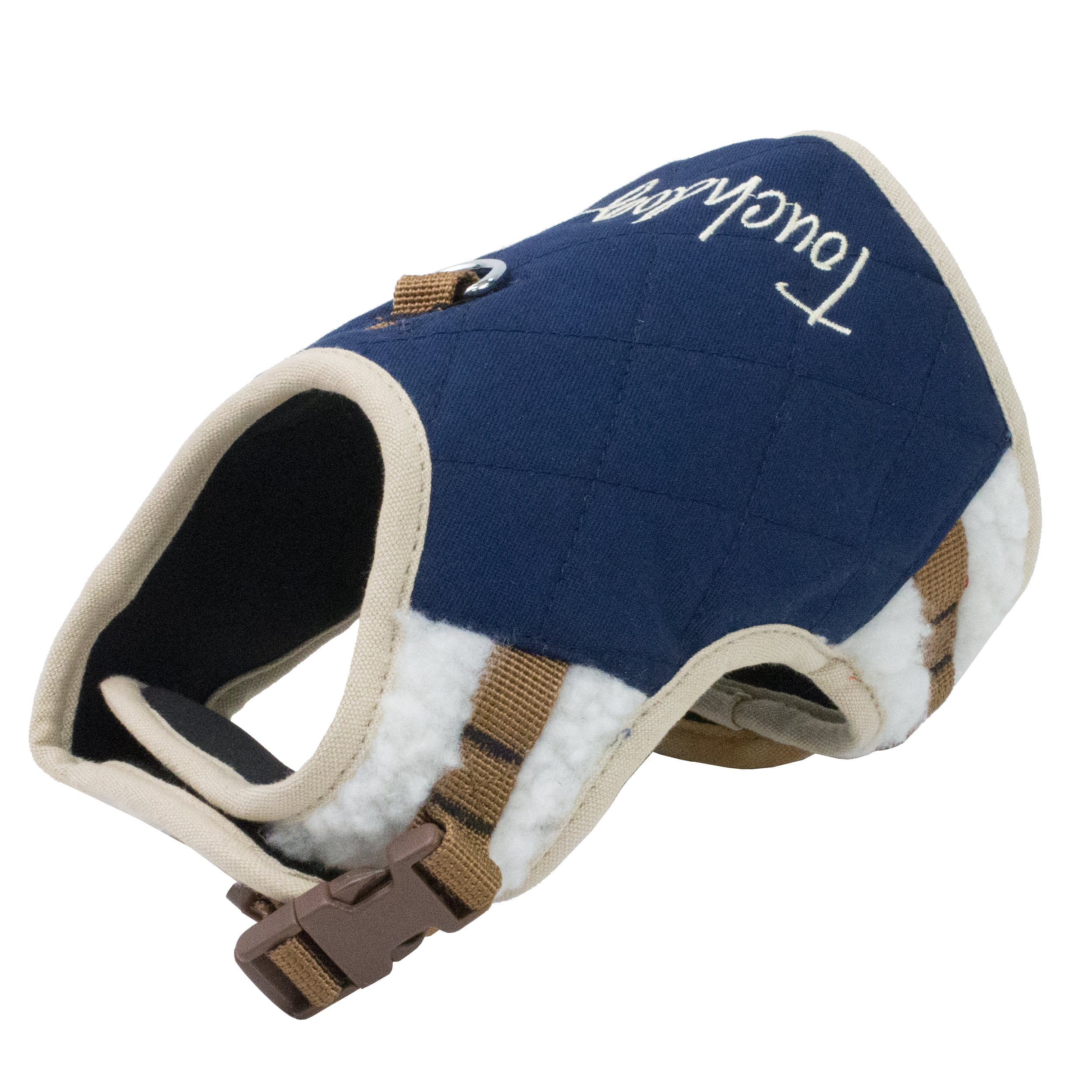 Heavy Cable Knit Striped Fashion Polo Dog Sweater