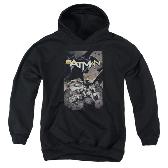 Batman - Batman One - Youth Hooded Sweatshirt - Medium