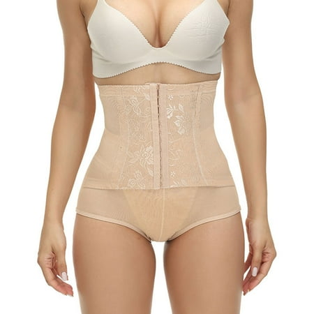 

Womens Shapewear Solid Buckle Pants Shaping Button High Waist Underwear Shapewear for Women