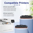 thumbnail image 2 of Cartuchos de tóner GRESINLY 210A, paquete de 4 unidades, alto rendimiento, 210X HP 210A, 2 of 8