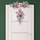 thumbnail image 2 of Corona navideña artificial para puerta, marco de puerta, decoración de pared, rama, anillo de flores doradas, colgante para puerta y ventana, decoraciones navideñas, 2 of 5