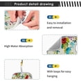thumbnail image 3 of Summer Flowers Colorful Sink Splash Guard for Faucet 2 Packs Faucet Absorbent Mats, Leaf Watercolor Faucet Handle Drip Catcher Quickly Drying Mat for Kitchen Counter Bathroom RV, 23.6"x5.5", 3 of 7