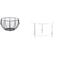 thumbnail image 1 of Cesta De Alambre Para Guardar Huevos, De Hierro Tejido, Para Frutas Y Verduras, Para Cocina, Encimera, Baño, Mesa Auxiliar De Acrílico Transparente, Mesa Auxiliar, Mesita De Noche Compacta,, 1 of 8