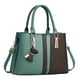 thumbnail image 2 of pstuiky Bolso tote para mujer, bolso de mano de gran capacidad, de piel suave, elegante, con diseño patchwork y múltiples capas., 2 of 6