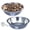 Grey, variant on kathson 2 Pack Stainless Steel Dog Bowls,6" Spill Proof Metal Dog Food Bowls,Nonslip Rubber Bottom Pet Food and Water Bowl Set,Puppy Dishes Feeder for Medium Small Dogs,Pink
