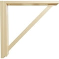 thumbnail image 3 of Ekena Millwork 2 1/2"W x 17 3/4"D x 17 1/4"H Traditional Shelf Bracket, Maple (2-Pack), 3 of 4