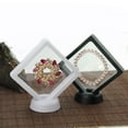 thumbnail image 3 of 10 pcs 3D Floating Display Case,Film Box,Jewelry Case,Transparent Elastic Suspension Packaging Jewelry Display Box(9*9cm), 3 of 8