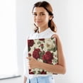 thumbnail image 6 of Red and White Roses 3 Ring Hardcover Binders 1.5in Round Rings for Letter-Size Folder Paper Organizer Pockets for Office Student Recipe, 6 of 9