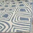 thumbnail image 3 of SAFAVIEH Courtyard Thane Nautical Indoor/Outdoor Area Rug, 9' x 12', Blue/Beige, 3 of 7