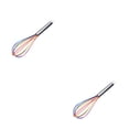 thumbnail image 3 of Monstrate Stainless Steel Egg Whisk Portable Manual Hanging Cream Powder Kitchen Odorless Mixer Coating Household Tool Silicone Beater Type2 NO2 Monstrate CBP080003, 3 of 6