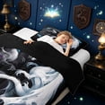 thumbnail image 4 of meiyoeat Yin Yang Dragon Twin Comforter Sets for Boys, Frost Magic Animal Bedding Set, Black White, Black Reversible, 2-Piece, 1 Comforter and 1 Pillowcase, 4 of 6