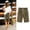 Brown, variant on Women’s Drawstring Elastic Waist Casual Bermuda Shorts, Womens and Women's Green,Size S-3XL