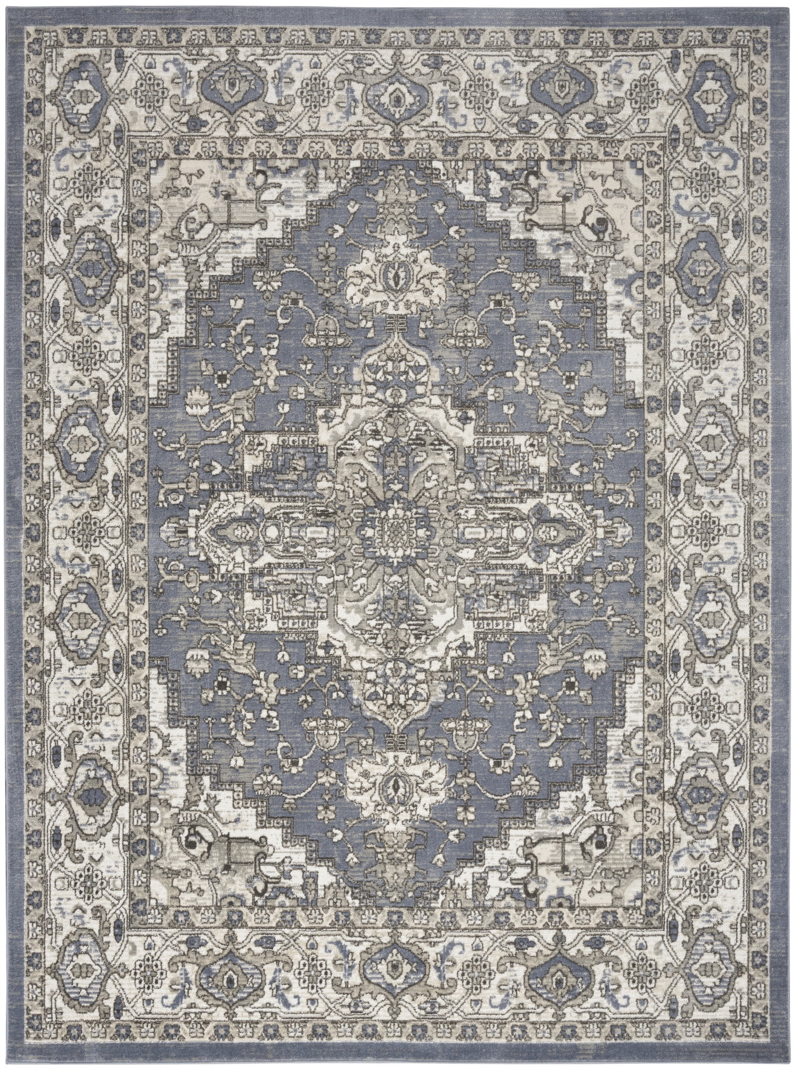 Nourison Concerto Persian Blue 5'3" x 7'3" Area Rug, (5x7)