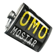 NEONBLOND Flask OMO Airport Code for Mostar