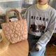 thumbnail image 4 of Bolsa Bolso acolchado de algodón acolchado con asa superior para mujer (marrón) JShteea Para Estrenar, 4 of 7