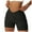 Black, variant on felwors Girls Athletic Shorts Tummy Control V Cross Waist Short Leggings Dance Gymnastics Shorts (Green, S)