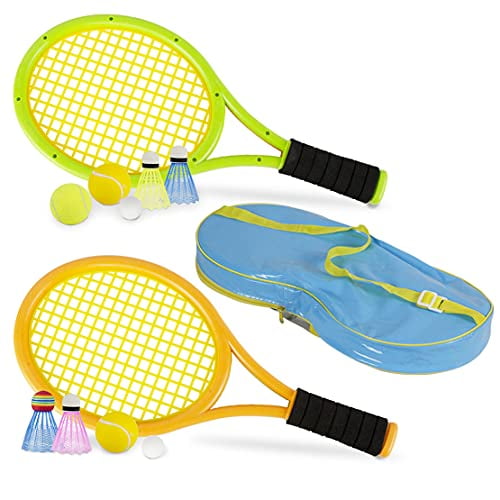 注目ショップ Ststech Kids Tennis Rackets With Carrying Bag Soft Training Balls And Badmi 軟式 ソフトテニス Www We Job Com