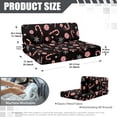 thumbnail image 7 of Yuyamidu Candy Canes RV Dinette Cushion Covers Christmas Loveseat Sofa Chair Furniture Protector for RV Camper Cushion Slipcovers Snowflake Camper Dinette Seat Covers, 7 of 7