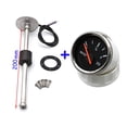 thumbnail image 1 of 52MM Gauge Water Level Gauge Red Light 0-190Ohm Water Tank Level Indicator Meter With Fuel Water Level Sensor 150MM 200MM 250MM ,Easy to Install, 1 of 7