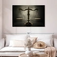 thumbnail image 2 of Elephant Stock Gold Scales Of Justice Wall Art - Horizontal Canvas Wall Art - Living Room Wall Decor - Profession Canvas - Black And Gray Decor - 45" x 30", 2 of 8