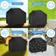 thumbnail image 5 of Funda para Barbacoa de Gas, Funda para Barbacoa Rectangular para Exterior 145 x 61 x 117 CM, Funda para Plancha Impermeable 210D, Anti-UV Impermeable para Weber, Holland, Jennair Campingaz,, 5 of 5