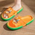 thumbnail image 3 of Zapatillas de hogar antideslizantes resistentes al desgaste con suela gruesa 2023 nuevas zapatillas rojas de internet para niños populares para mujeres de 6 a 18 años zapatillas de suela blanda antide, 3 of 4