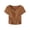 Coffee -BC29, variant on Nestiefly Womens Short Sleeve Shirts with Built in Bra V Neck Basic Tee Tops Summer Athletic Workout Yoga Padded Shirts Coffee L