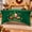 Green-5ft (60" × 30" × 30"), variant on Christmas Stretch Fitted Table Cover for Rectangular Tables, Santa and Tree Design, Wrinkle-Resistant for 4, 5, 6 Ft Banquet Tables