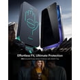 thumbnail image 2 of Protector de pantalla ESR 9H+ Glass para iPhone 16/15 con privacidad, 2 of 9