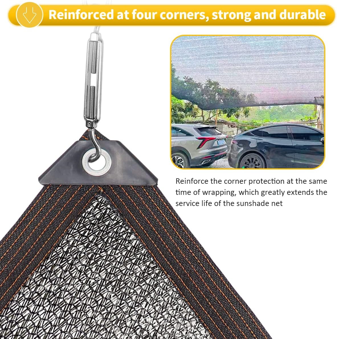 Shade Cloth with Grommets - 70-90% Sunblock Net for Garden Patio,6.5' x 3' Mesh Tarps for Shade for Outdoor Pergola Lawn Swimming Pool Sun Shade Cloths for Chicken Easier to Hang Shade Net Cover
