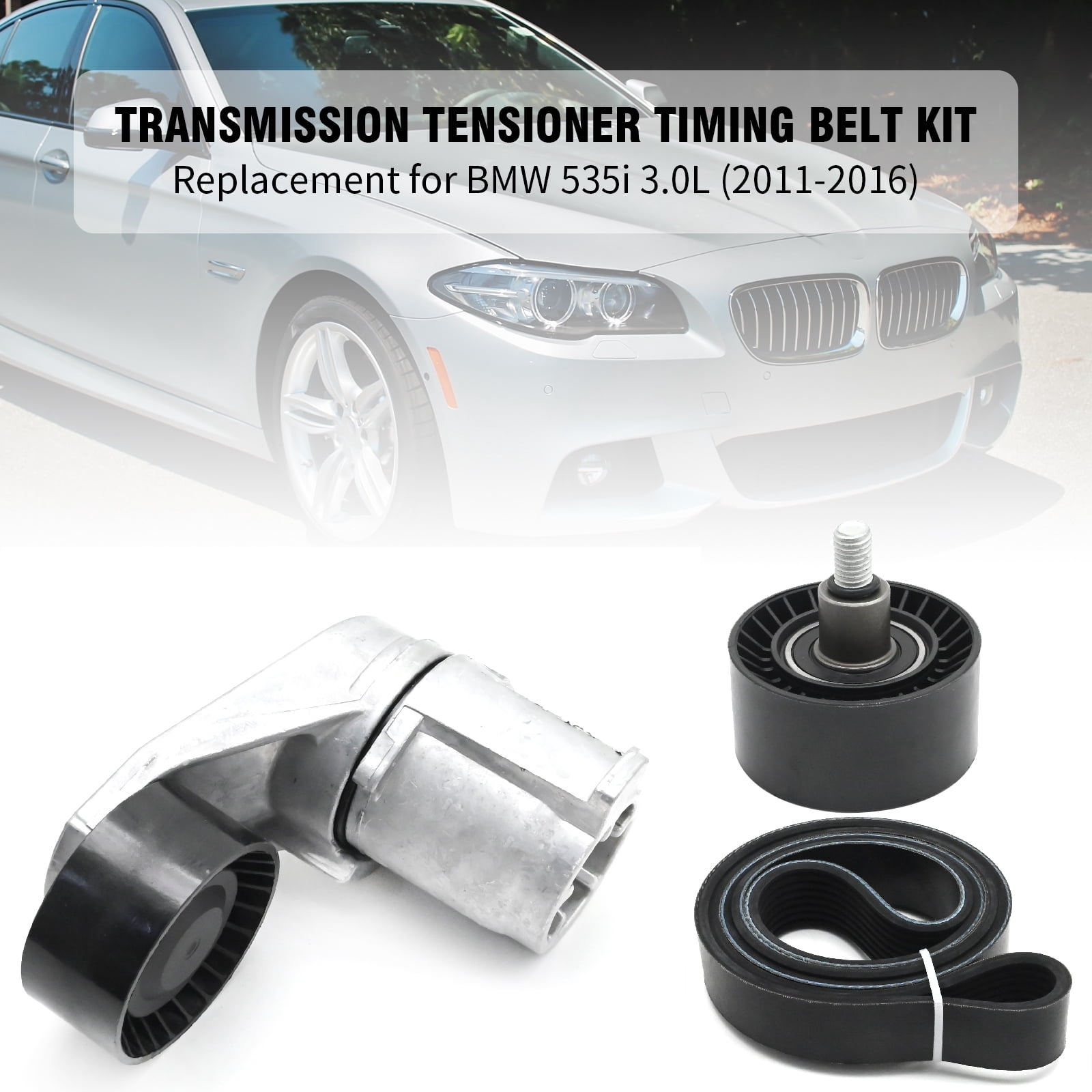 Anxingo 11287589366 Drive Tensioner Timing Belt Kit Replacement for BMW 535i 2011-2016 Replaces 11287589361 11287599097