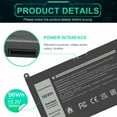thumbnail image 5 of ✅56Wh 33YDH Battery for Dell Latitude 3380 3480 3490 3590 3580 3400 451-BCDM, 5 of 6