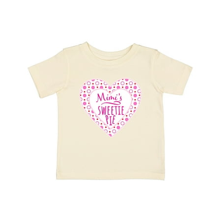 

Inktastic Mimi s Sweetie Pie with Pink Hearts Gift Baby Boy or Baby Girl T-Shirt