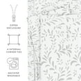 thumbnail image 5 of Noble Linens Premium Ultra Soft 3 Piece Burst of Vines Print Duvet Cover Set, 5 of 11