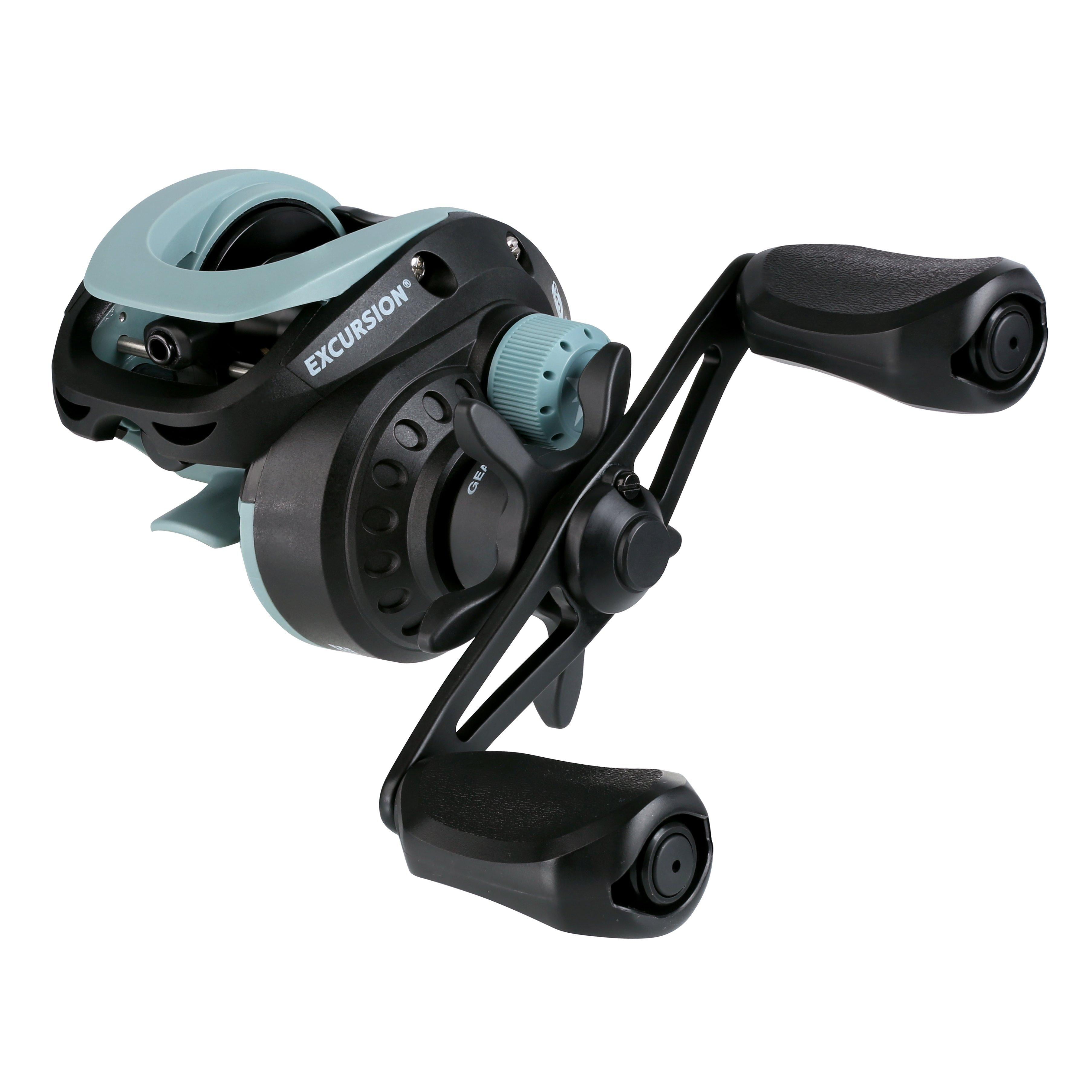 Shakespeare Excursion Low Profile Baitcast Fishing Reel, Left-Handed