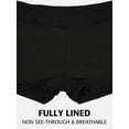 thumbnail image 6 of Alove Womens Solid Plus Size High Waisted Board Shorts Swim Trunks Big Shorts Swimwear Bottoms with Two Pockets, 6 of 6