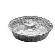 Durable Packaging 8 Round Aluminum Foil Take-Out/Cake Pan w/Clear Dome Lid - Disposable (pack of 50)