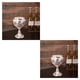 thumbnail image 1 of Billuyoard Copa de vino elegante Copa de vidrio en relieve para los amantes del vino Vasos con estilo Calabaza rosa plateada Calabaza rosa plateada 2Conjunto, 1 of 1