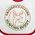thumbnail image 4 of Inktastic Grandpa Future Hunting Buddy Deer Boys Baby Bib, 4 of 4