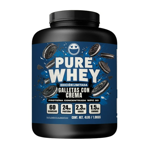 Pure Whey Proteína Sabor Galleta con Crema 4l lb Smile Labz