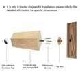 thumbnail image 5 of Uxcell Furniture Legs 4 Inch(100mm) Set of 4 Square Solid Wood Couch Legs, with Accessories, 5 of 6