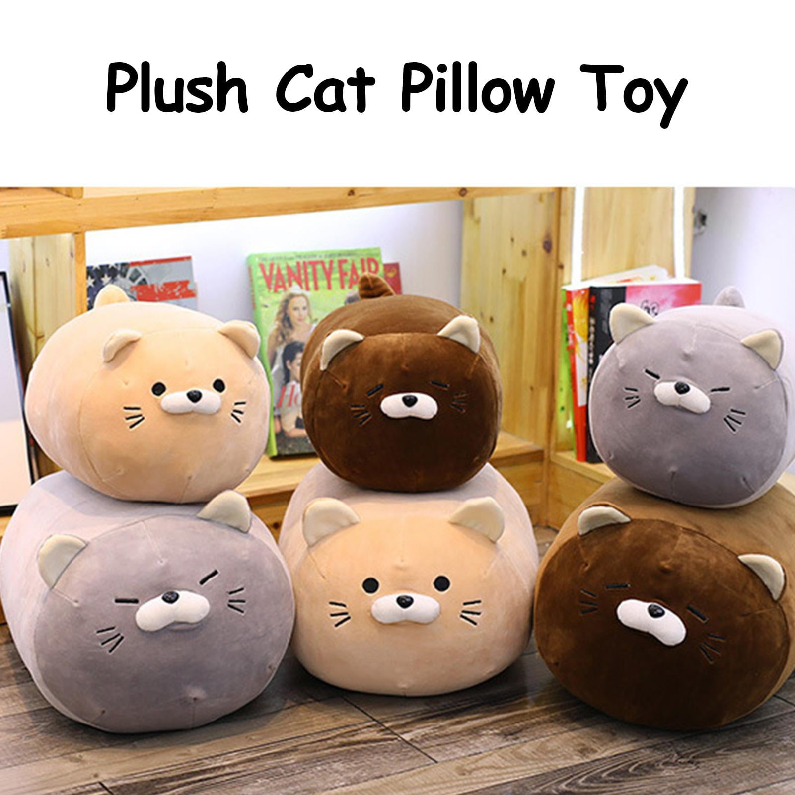 cat plush pillow
